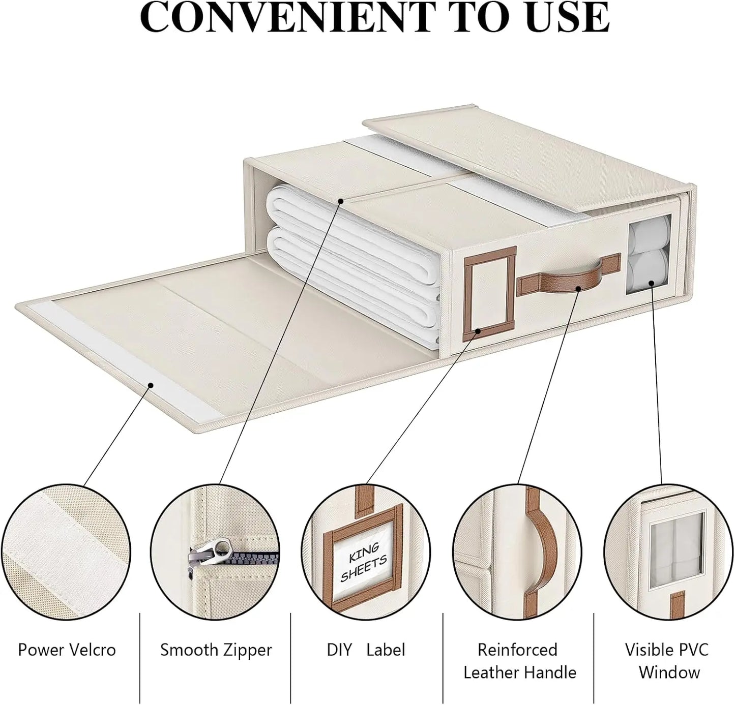 Opvouwbare Beddengoed Organizer