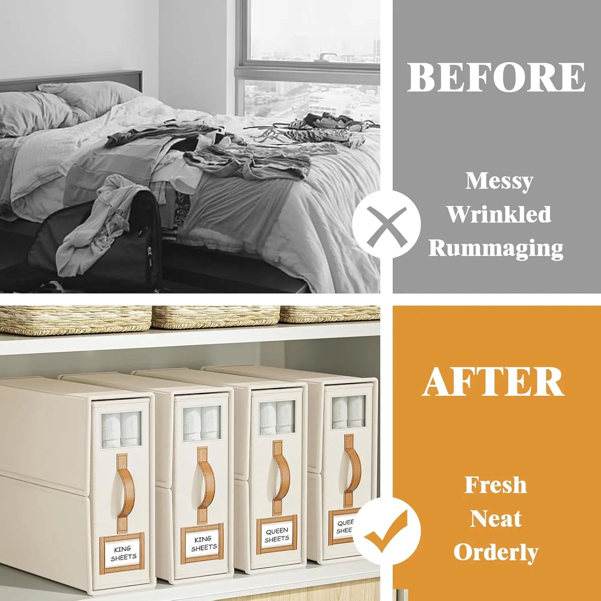Opvouwbare Beddengoed Organizer