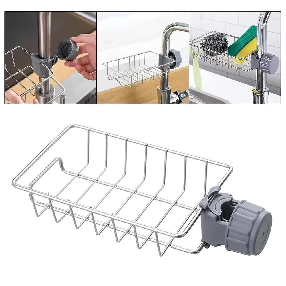 RVS Multifunctionele Gootsteen Organizer